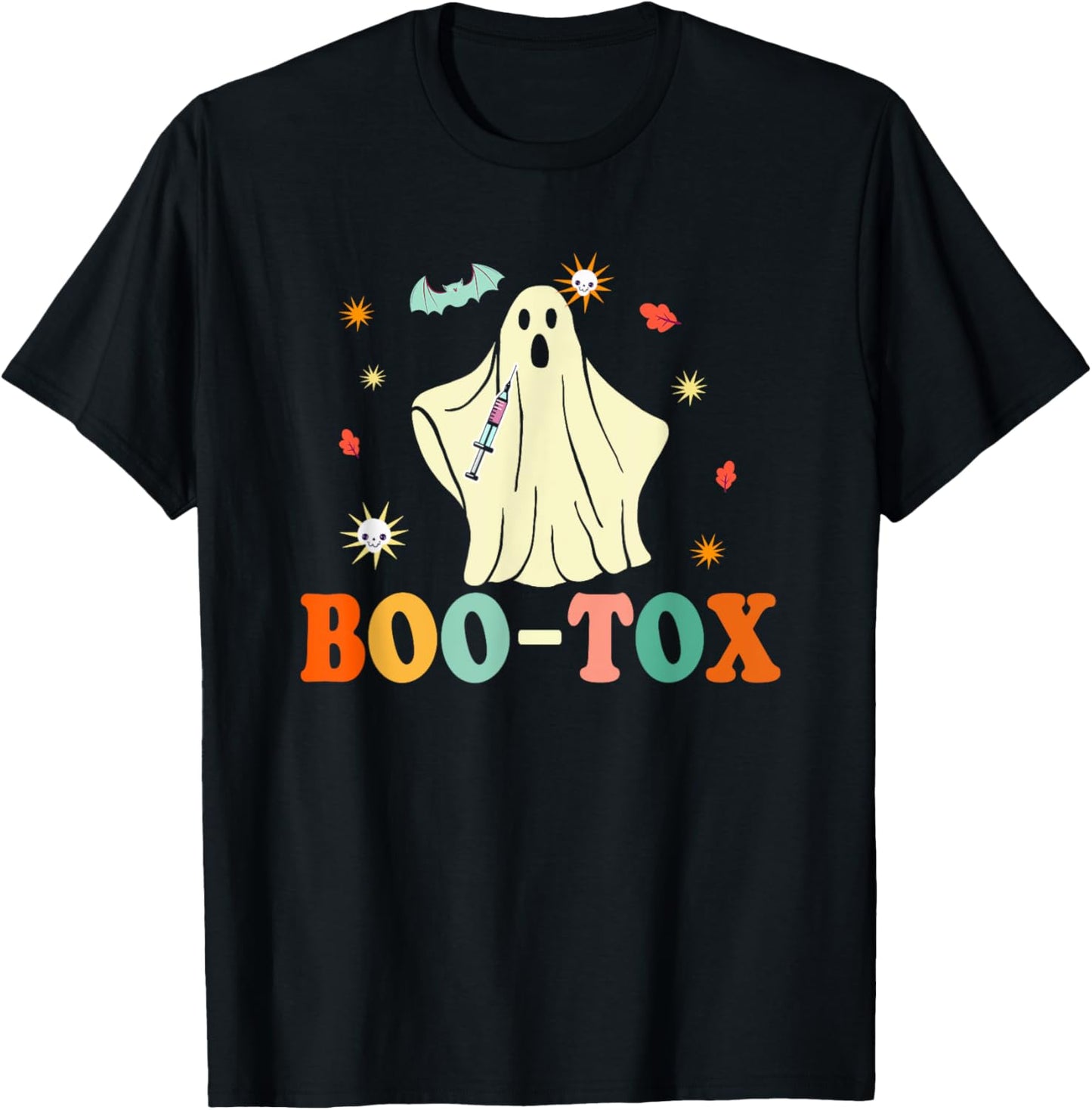 Funny Plastic Surgery Botox Boo-Tox Halloween T-Shirt - T-Shirt | Black