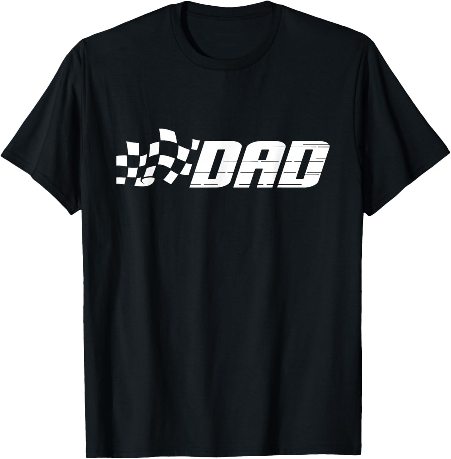 Racing Birthday Party Matching Family Race Car Pit Crew Dad T-Shirt - T-Shirt | Black