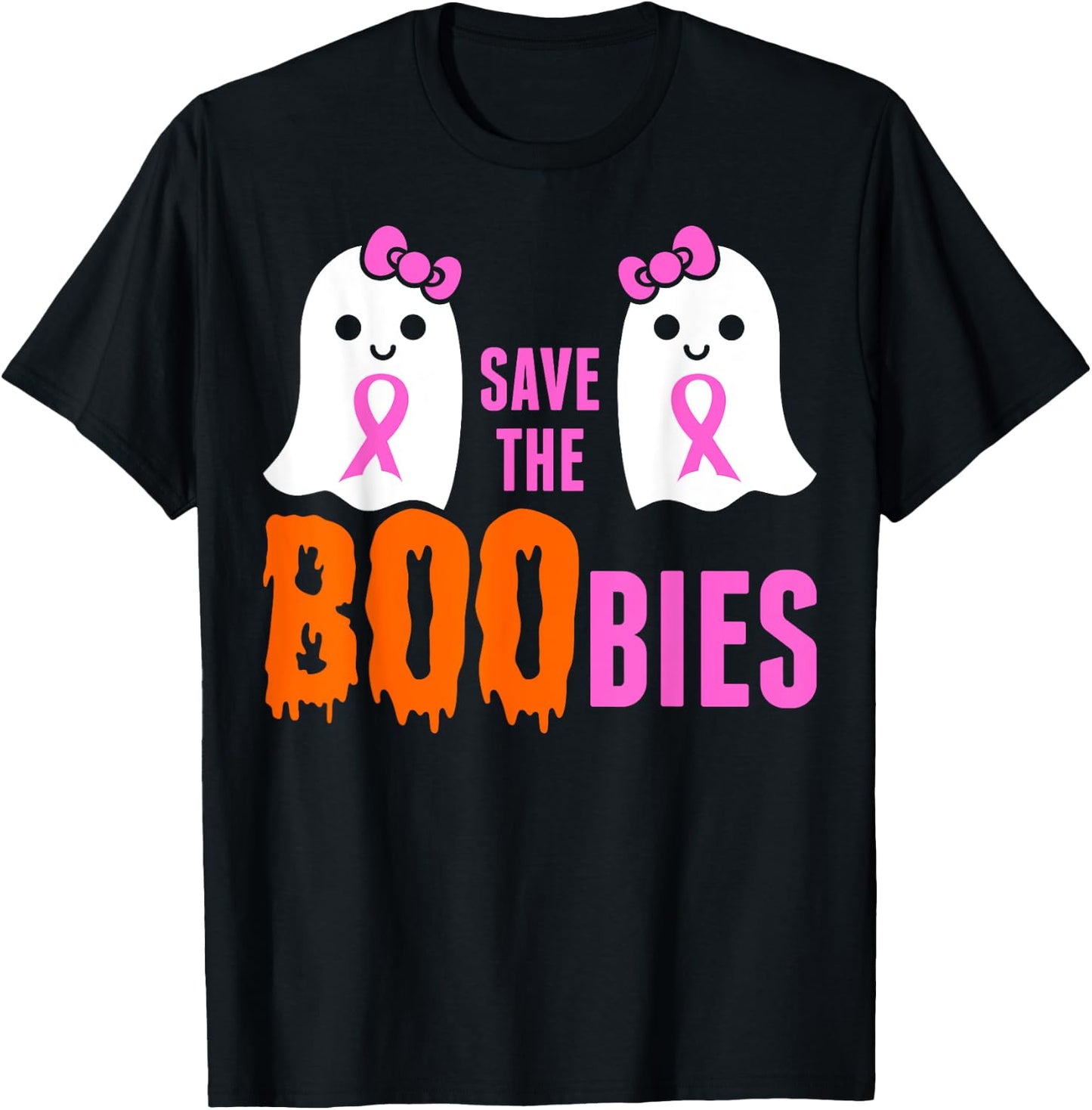 Save The Boobies Halloween T-Shirt - T-Shirt | Black