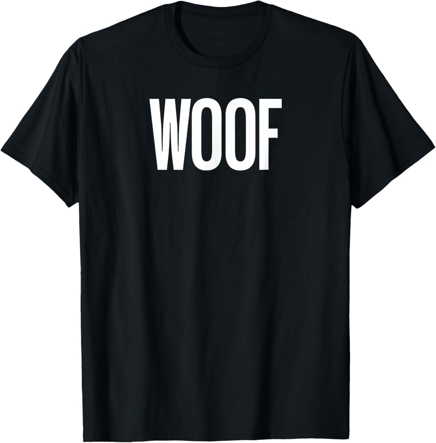 That Says Woof Shirt - A Design That Says Woof T-Shirt - T-Shirt | Black