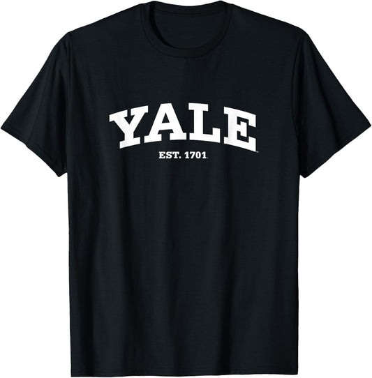Yale Bulldogs | Official University NCAA Merch | YALE008 T-Shirt - T-Shirt | Black
