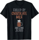 Fueled by Chocolate Milk and Jesus Chocolate Milk T-Shirt - T-Shirt | Black