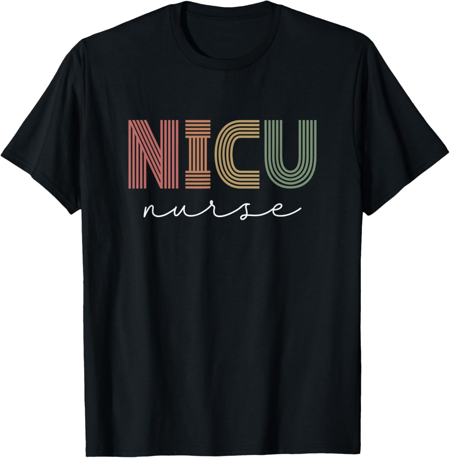 NICU Nurse Neonatal ICU Nurse Infant Care Specialist Newborn T-Shirt - T-Shirt | Black