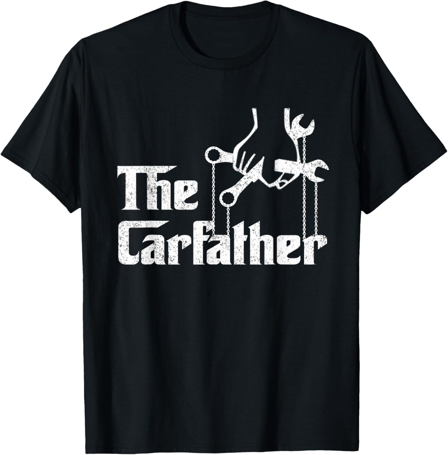 The Carfather Car Guy Classic Car Lover Fathers Day T-Shirt - T-Shirt | Black