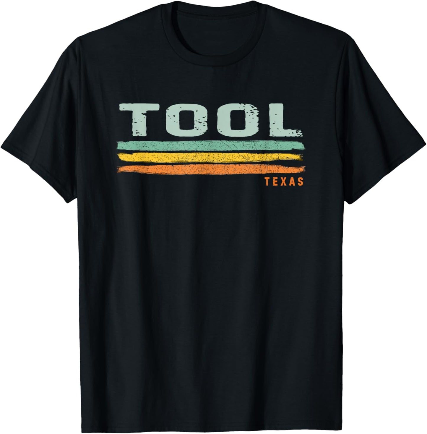 Vintage Stripes Tool TX T-Shirt - T-Shirt | Black