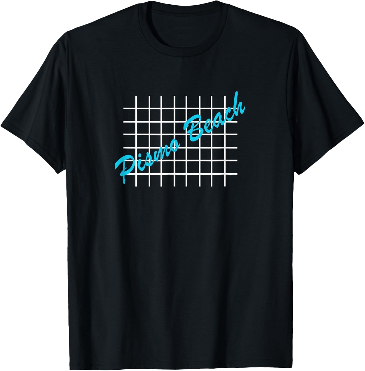 Classic Pismo Beach Vintage T-Shirt - T-Shirt | Black