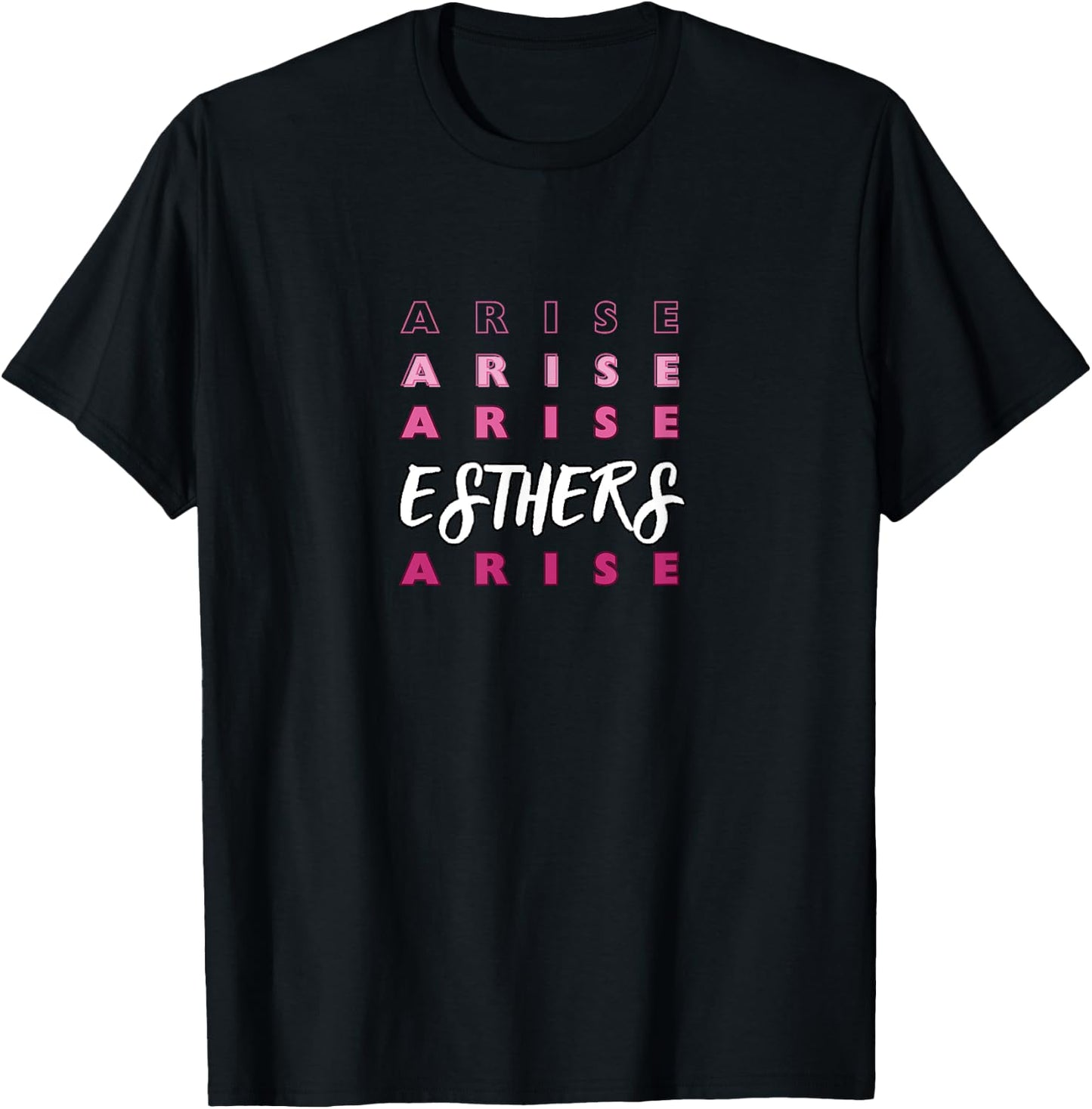 Esthers Arise If I Perish Song Lyrics Jesus Christ Christian T-Shirt - T-Shirt | Black