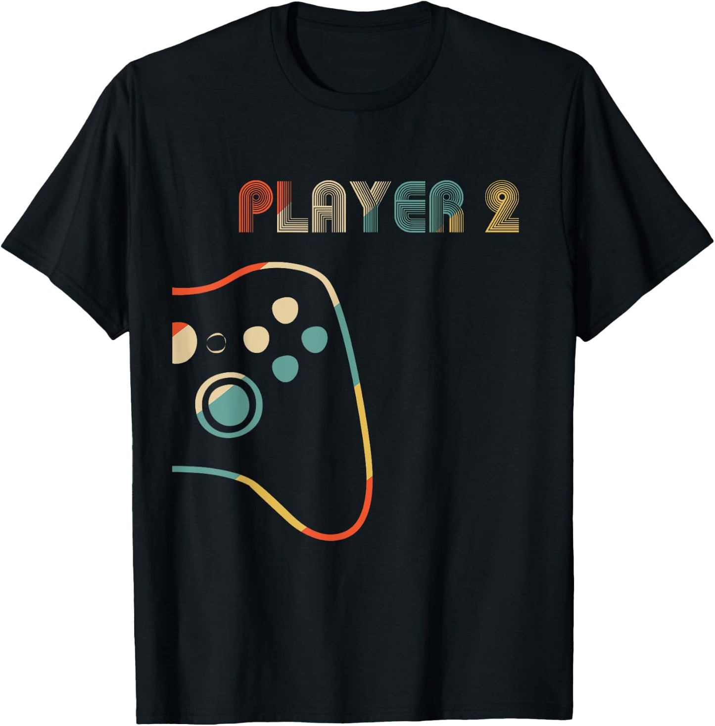 Matching Gamer Couple Player 1 Player 2 T-Shirt - T-Shirt | Black