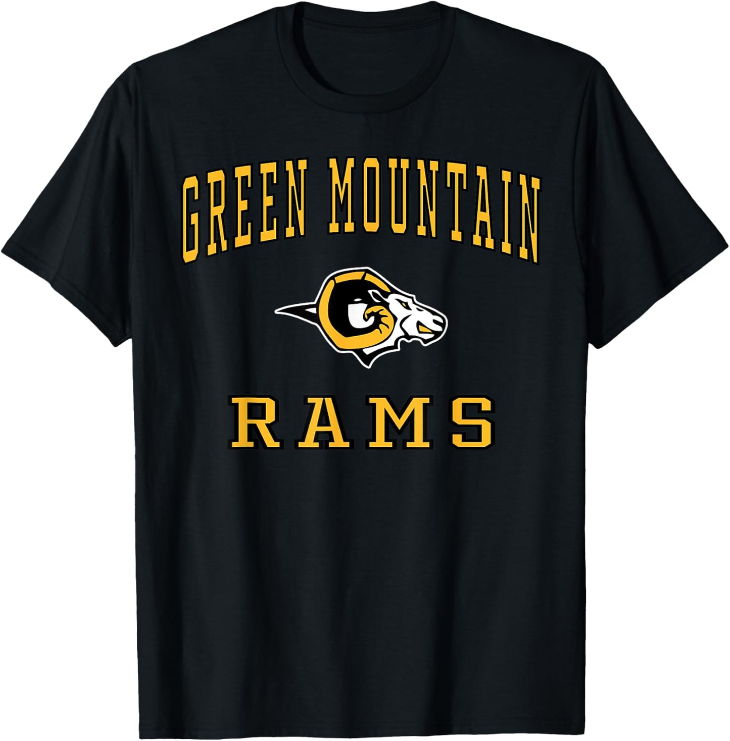 Green Mountain High School Rams C1 T-Shirt - T-Shirt | Black