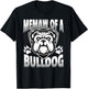 Memaw of a Bulldog Game Mascot Day - Matching Team Color Women Kids T-Shirt - T-Shirt | Black