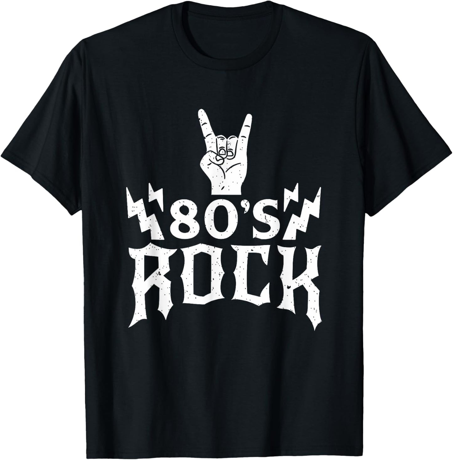 Retro 80s Rocker Classic Rock Band Matching Band Costumes T-Shirt - T-Shirt | Black