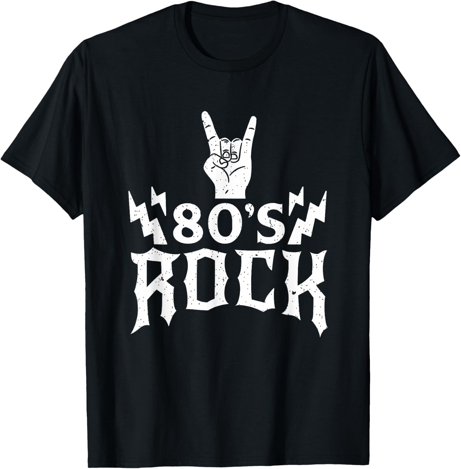 Retro 80s Rocker Classic Rock Band Matching Band Costumes T-Shirt - T-Shirt | Black