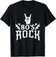 Retro 80s Rocker Classic Rock Band Matching Band Costumes T-Shirt - T-Shirt | Black