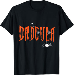 Dad Daddy Dracula Monster Costume Easy Halloween Gifts T-Shirt - T-Shirt | Black
