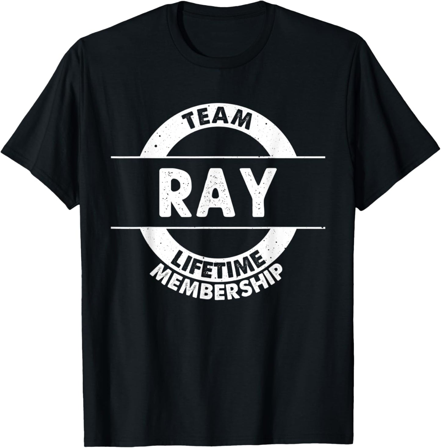 RAY Gift Funny Surname Family Tree Birthday Reunion Idea T-Shirt - T-Shirt | Black