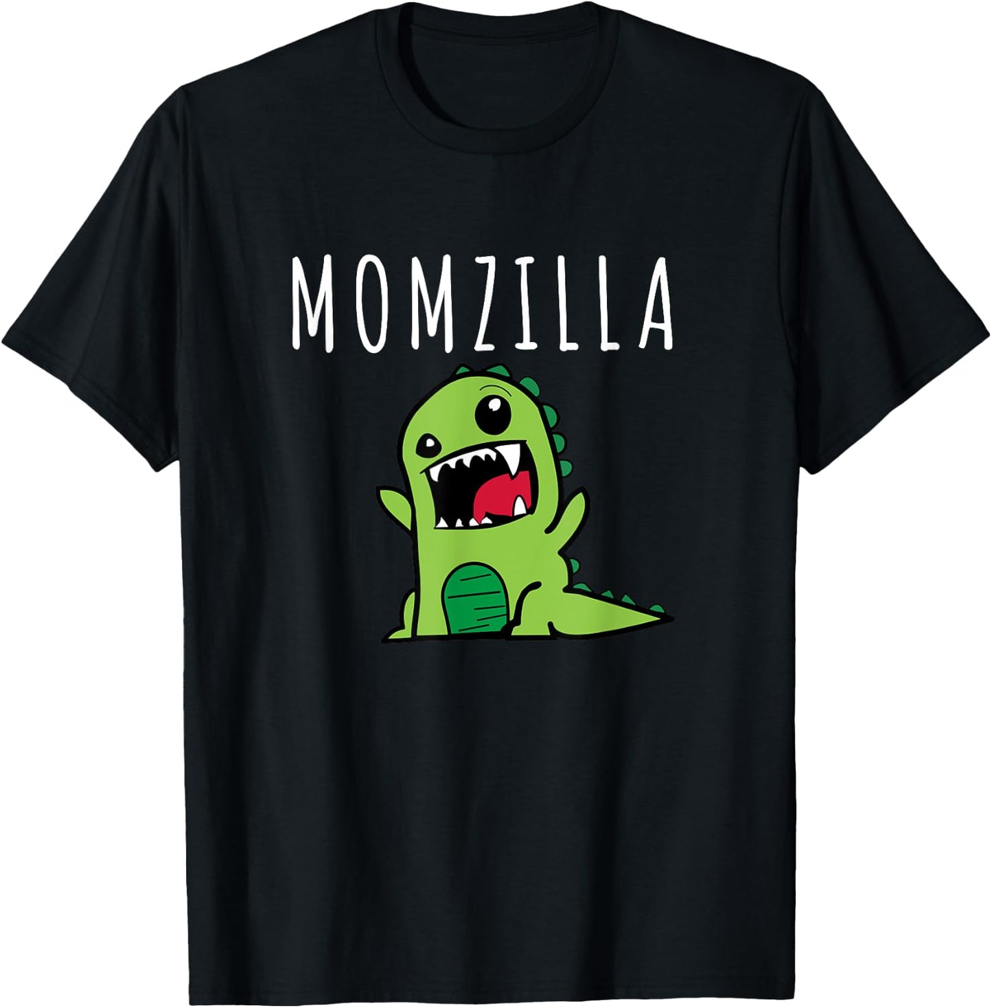 Momzilla Funny Mom Dinosaur Mothers Day Cheeky From The Kids T-Shirt - T-Shirt | Black