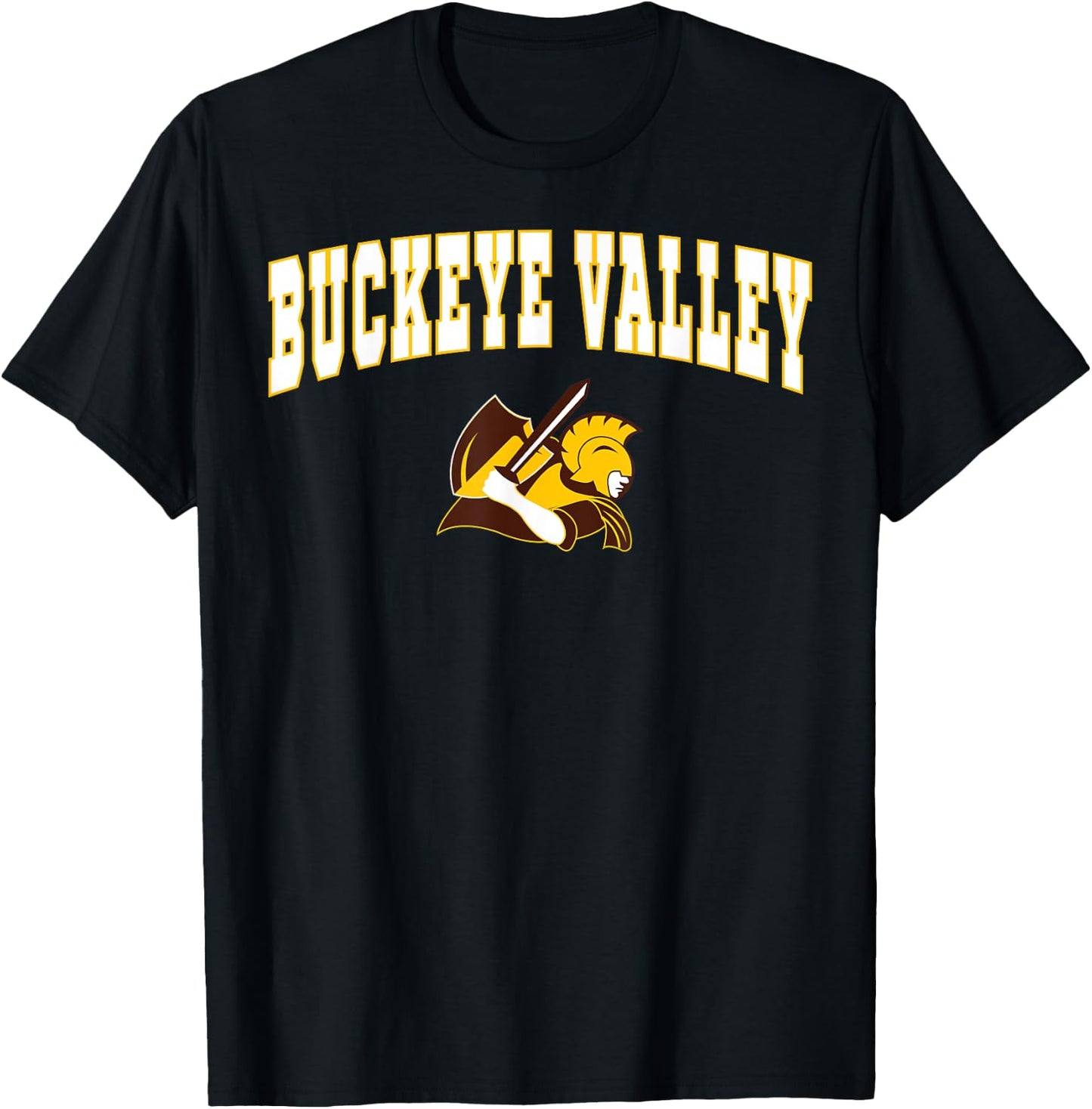 Buckeye Valley High School Barons C2 T-Shirt - T-Shirt | Black
