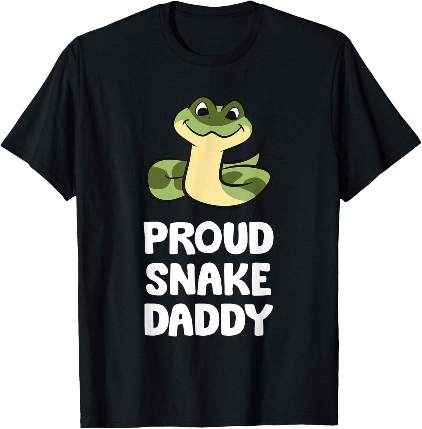 Proud Snake Daddy T-Shirt - T-Shirt | Black