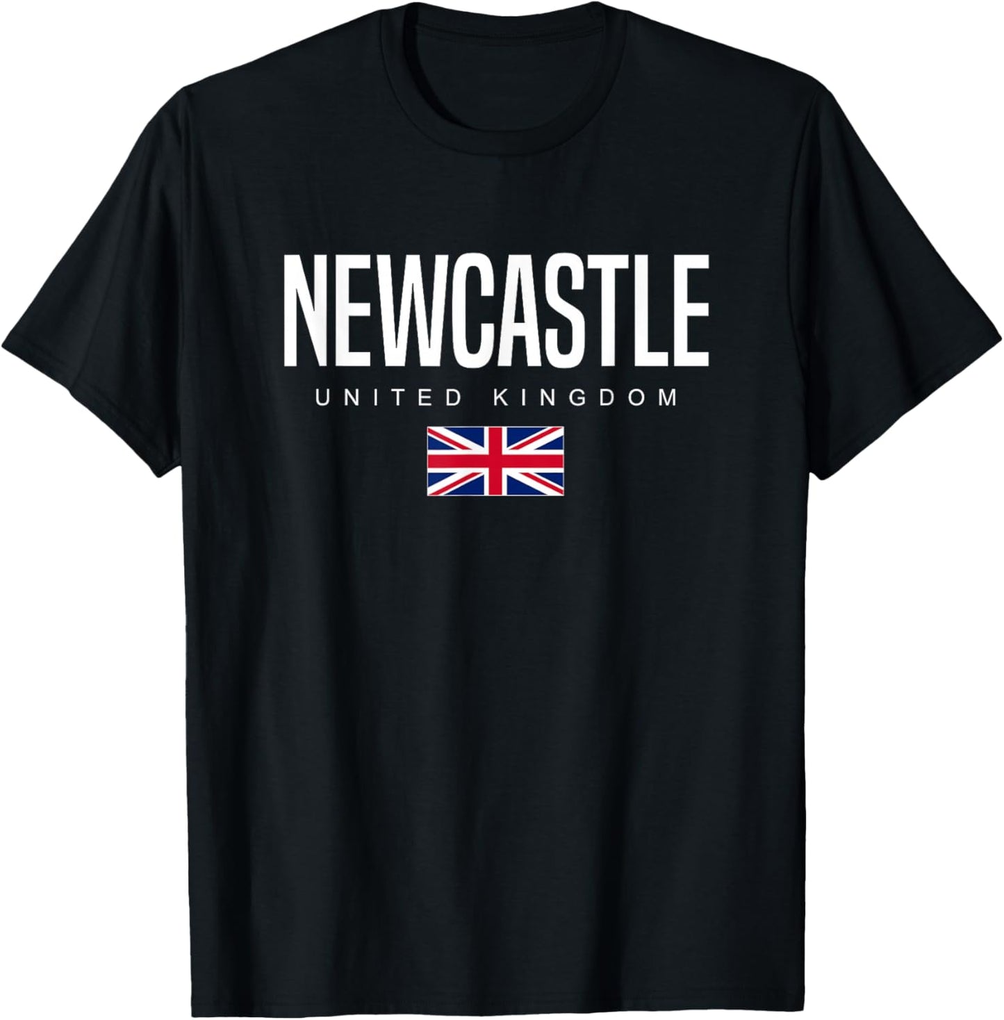 Newcastle England United Kingdom T-Shirt - T-Shirt | Black