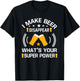 I Make Beer Disappear Funny Beer Drinking T-Shirt - T-Shirt | Black