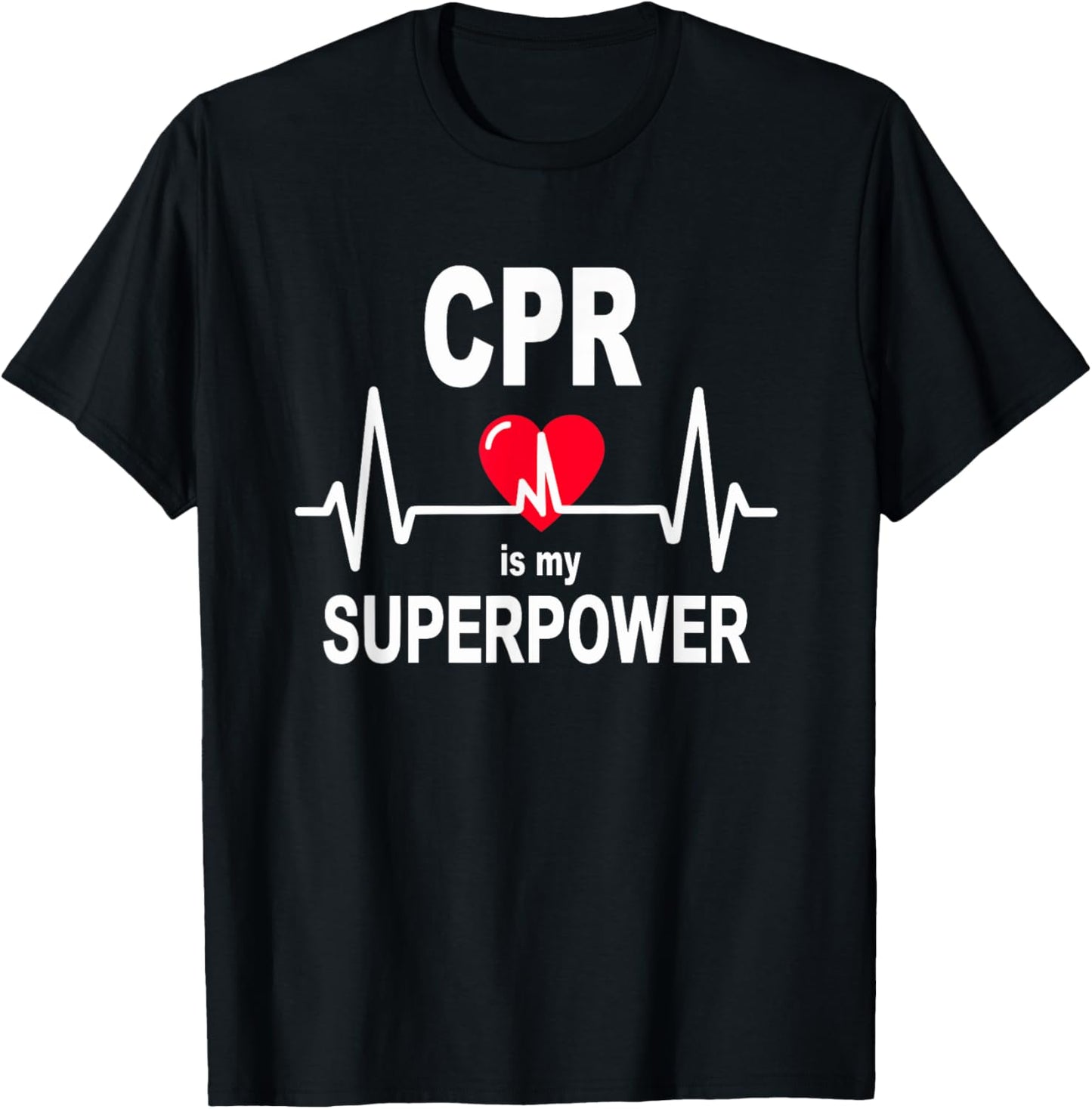 CPR Instructor First Aid Course, Care Emergency Coach T-Shirt - T-Shirt | Black