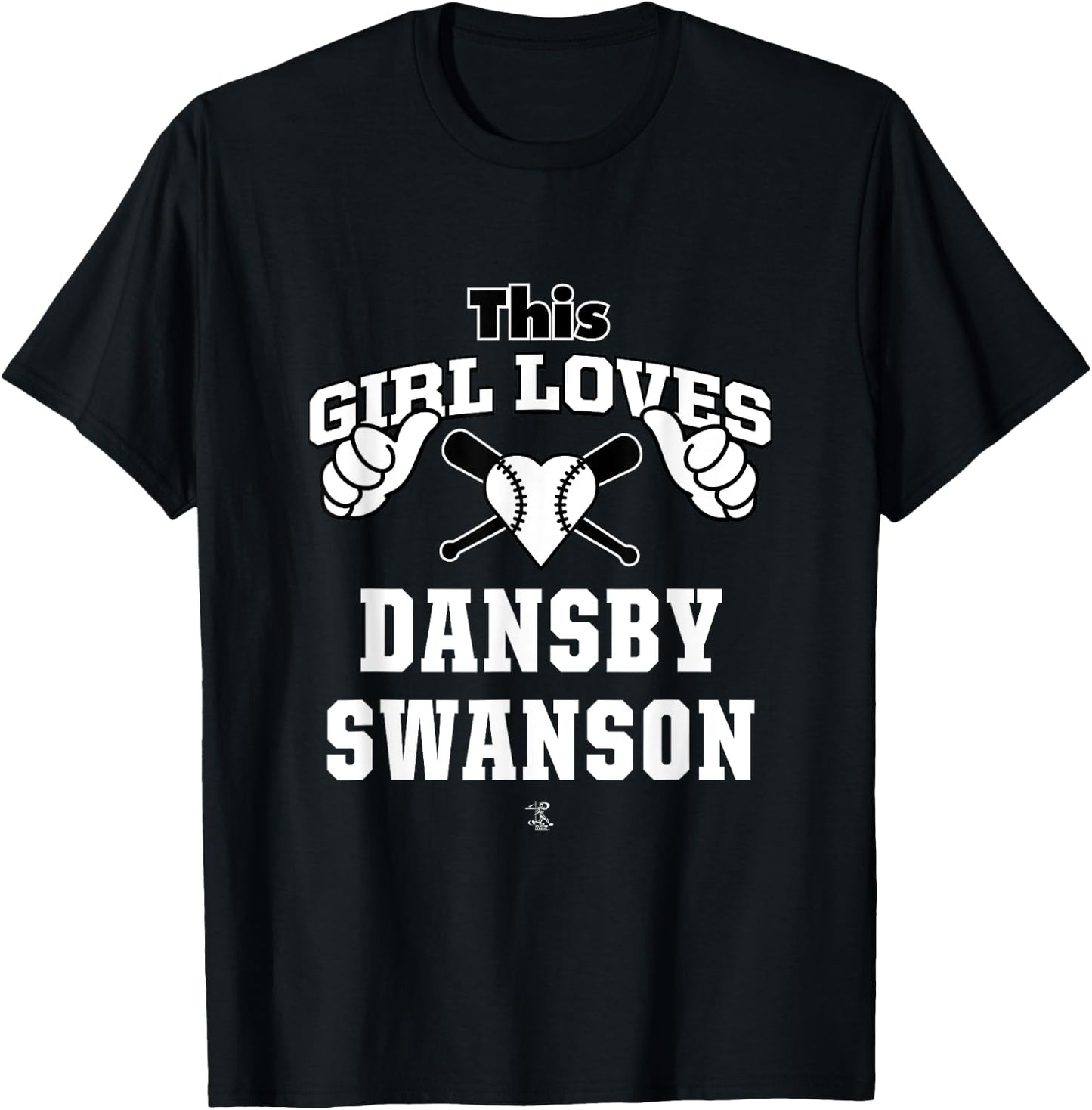 Dansby Swanson This Girl Loves Gameday T-Shirt - T-Shirt | Black