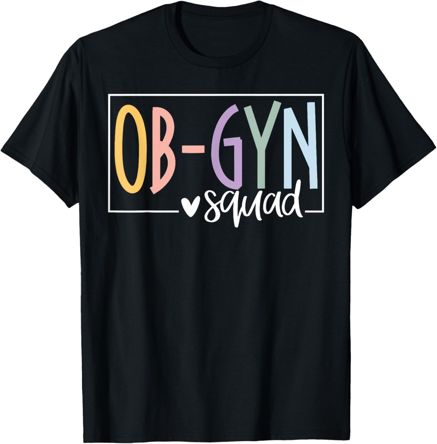 Retro OBGYN Squad Obstetrician Gynecologist Nurse OB GYN T-Shirt - T-Shirt | Black