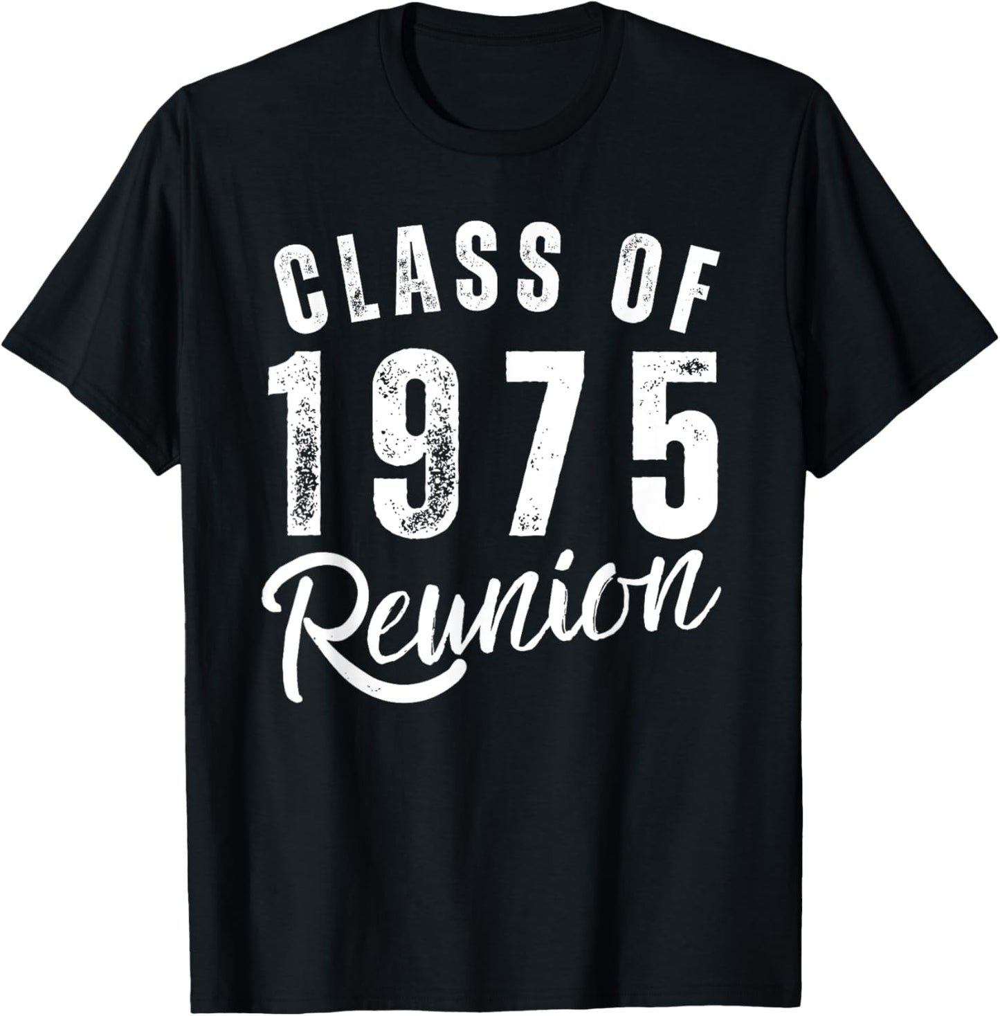 Class Of 1975 50th Class Reunion Graduation Classmate Alumni T-Shirt - T-Shirt | Black