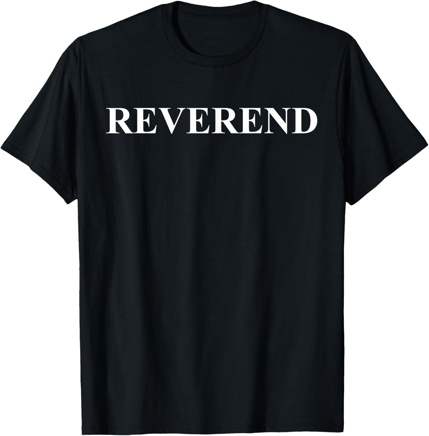 Reverend Employees Official Uniform Work Design T-Shirt - T-Shirt | Black