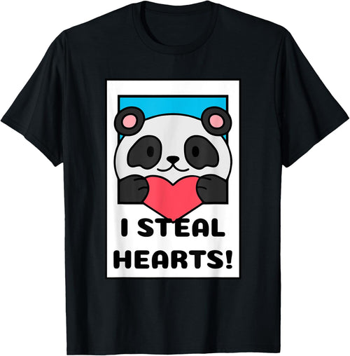 I Steal Hearts | Cute Adorable Heart Panda