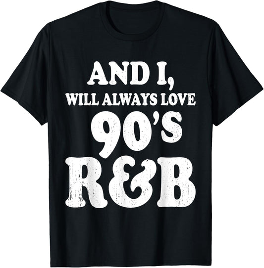 R&B Artist girls Vintage 90 s r and b graphic T-Shirt - T-Shirt | Black