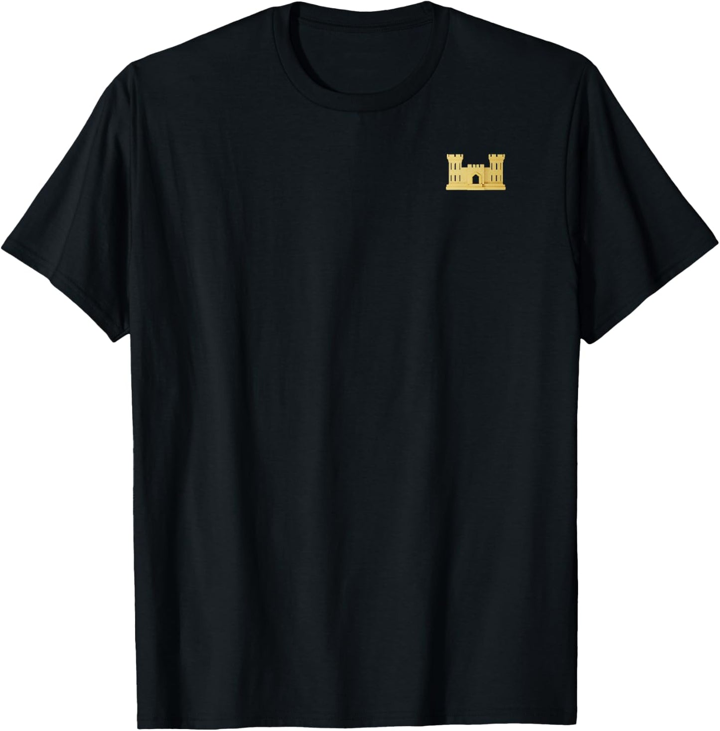 Army Corps of Engineers Branch Emblem T-Shirt - T-Shirt | Black