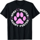 Spay Neuter Adopt Foster Dogs And Cats Pet Paws T-Shirt - T-Shirt | Black