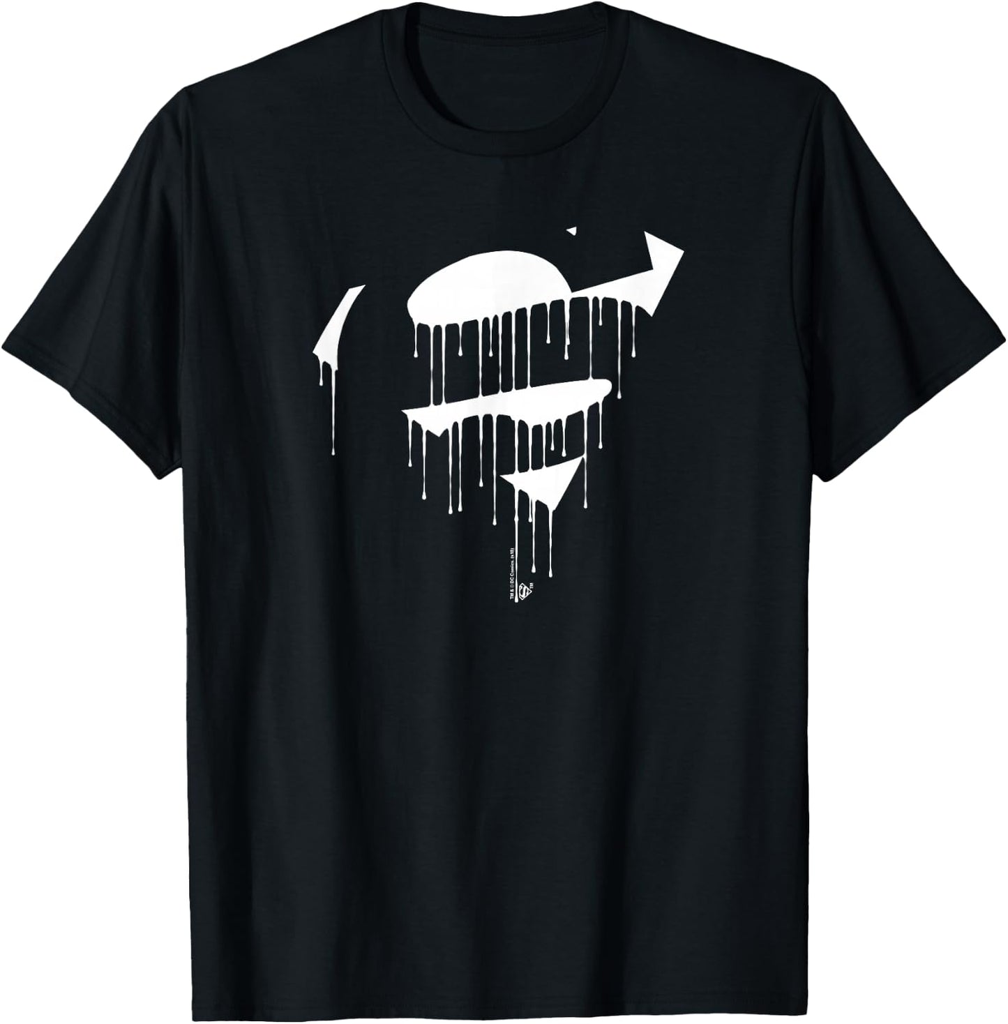 Superman Dripping Shield T-Shirt - T-Shirt | Black