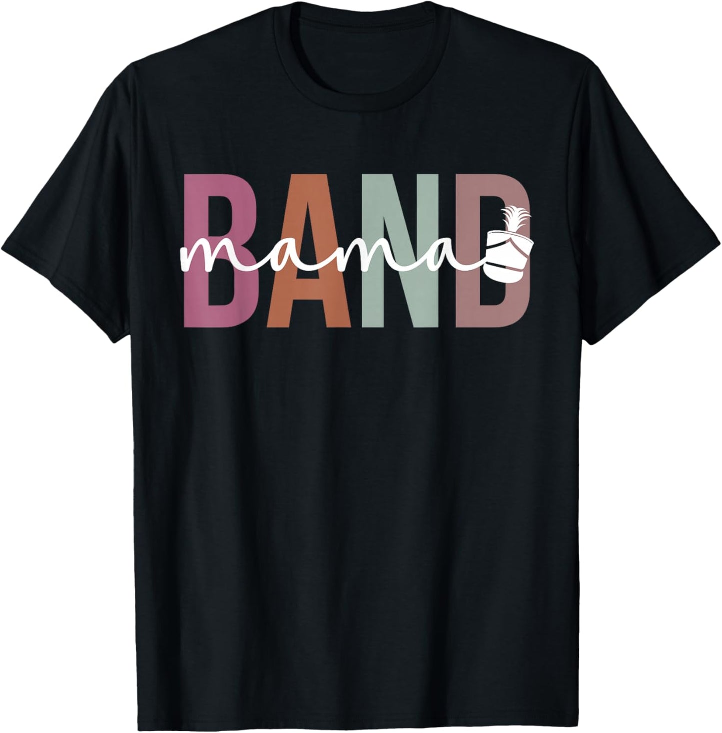 Band Mama Marching Band Mom Marching Band Mother T-Shirt - T-Shirt | Black