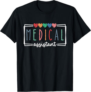 Medical Assistant Nurse Life Doctor Assistant Student T-Shirt - T-Shirt | Black
