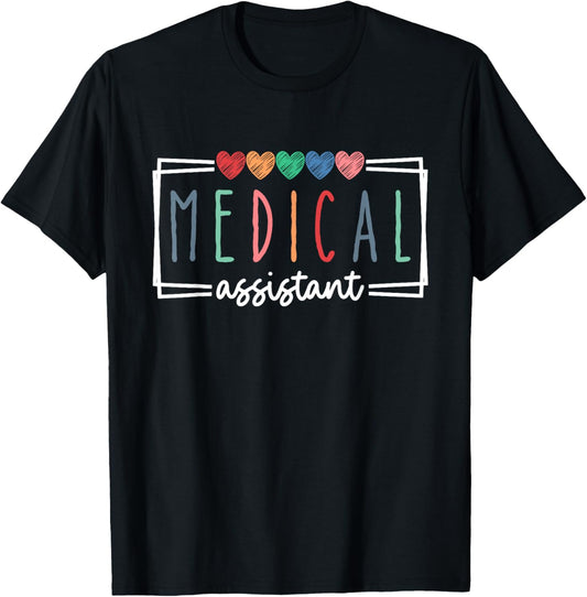 Medical Assistant Nurse Life Doctor Assistant Student T-Shirt - T-Shirt | Black