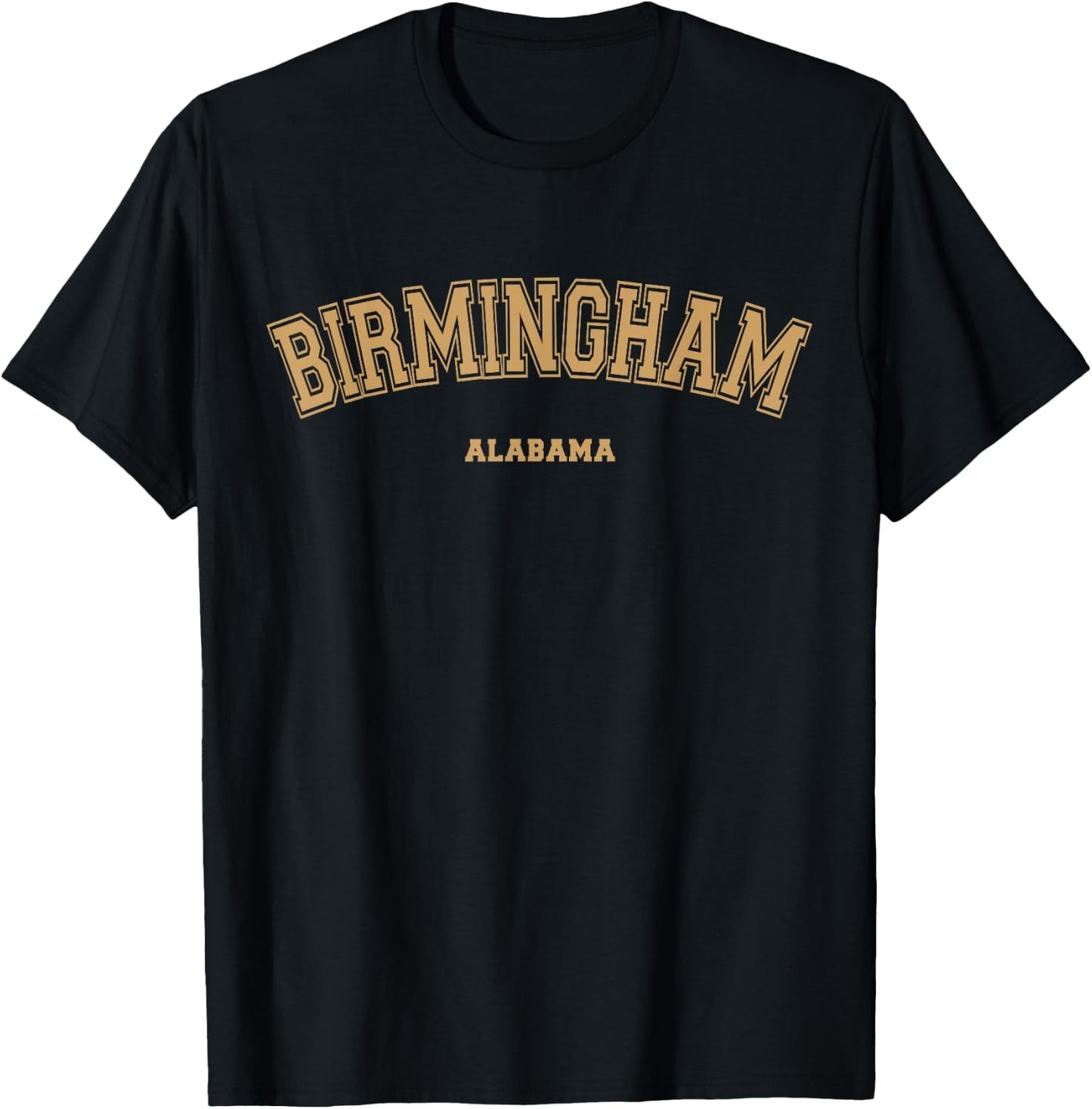 Birmingham Sports College Style on Birmingham T-Shirt - T-Shirt | Black