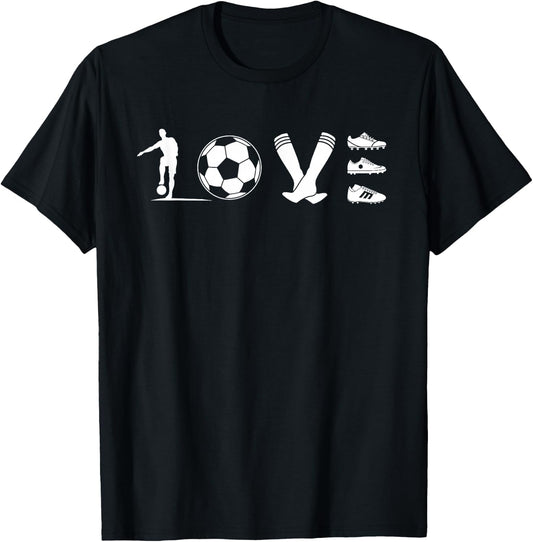 Cool Soccer Art Women Soccer Lovers Soccer Player T-Shirt - T-Shirt | Black