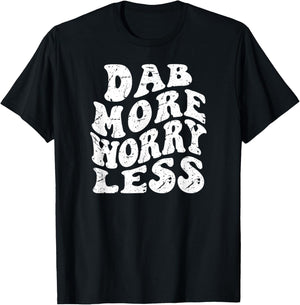 Retro Groovy Dab Dab Marijuana Weed Lover T-Shirt - T-Shirt | Black