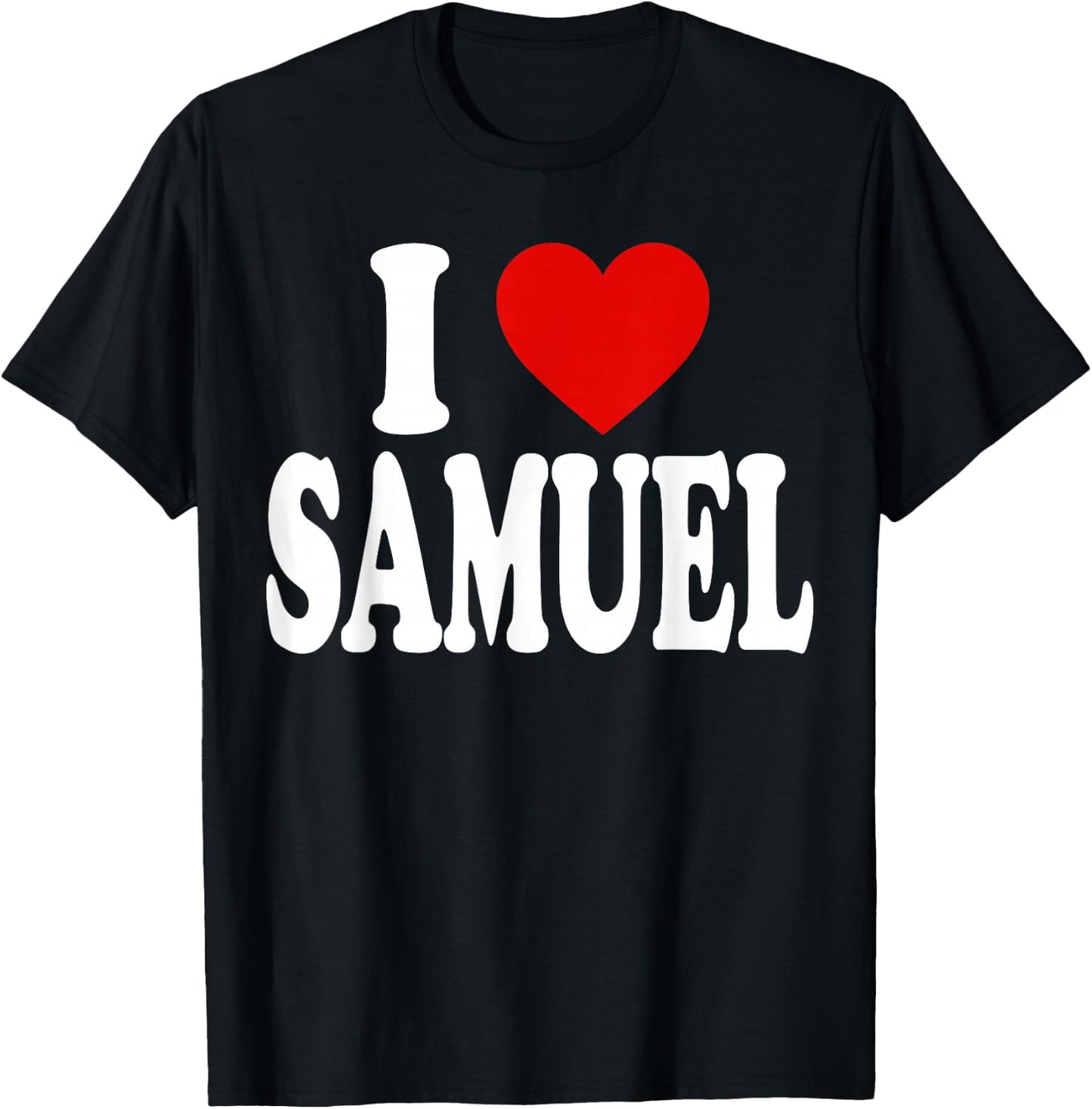 I Heart Love Samuel T-Shirt - T-Shirt | Black