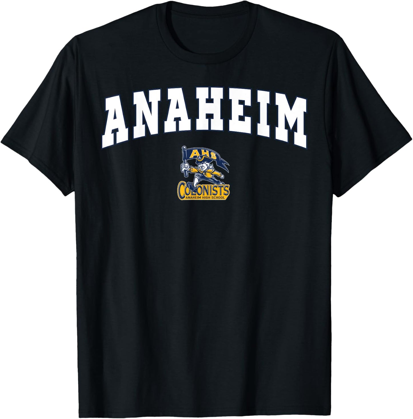 Anaheim High School Colonists C2 T-Shirt - T-Shirt | Black