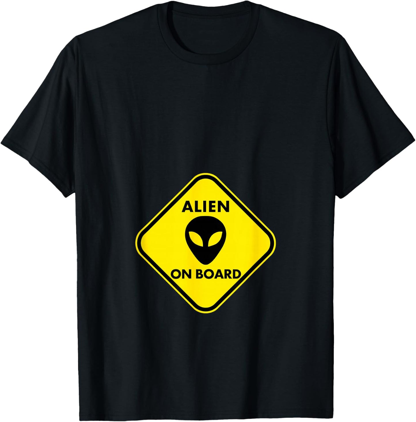 Pregnancy - Alien on Board T-Shirt - T-Shirt | Black