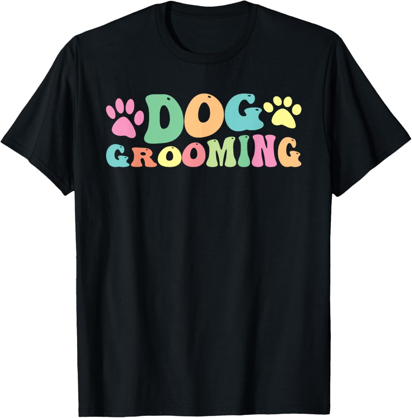 Dog Grooming Pet Grooming Dog Groomer T-Shirt - T-Shirt | Black