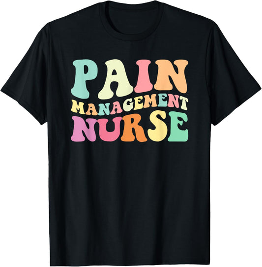 PM Nurse Pain Management Nurse Nurses Day T-Shirt - T-Shirt | Black