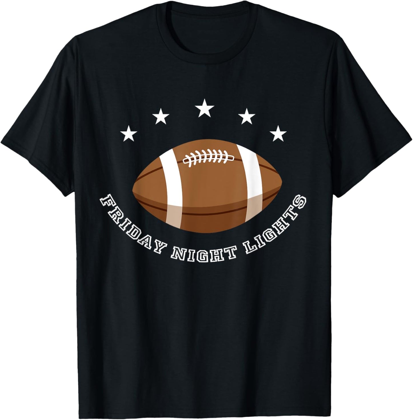 Friday Night Lights Football T-Shirt - T-Shirt | Black