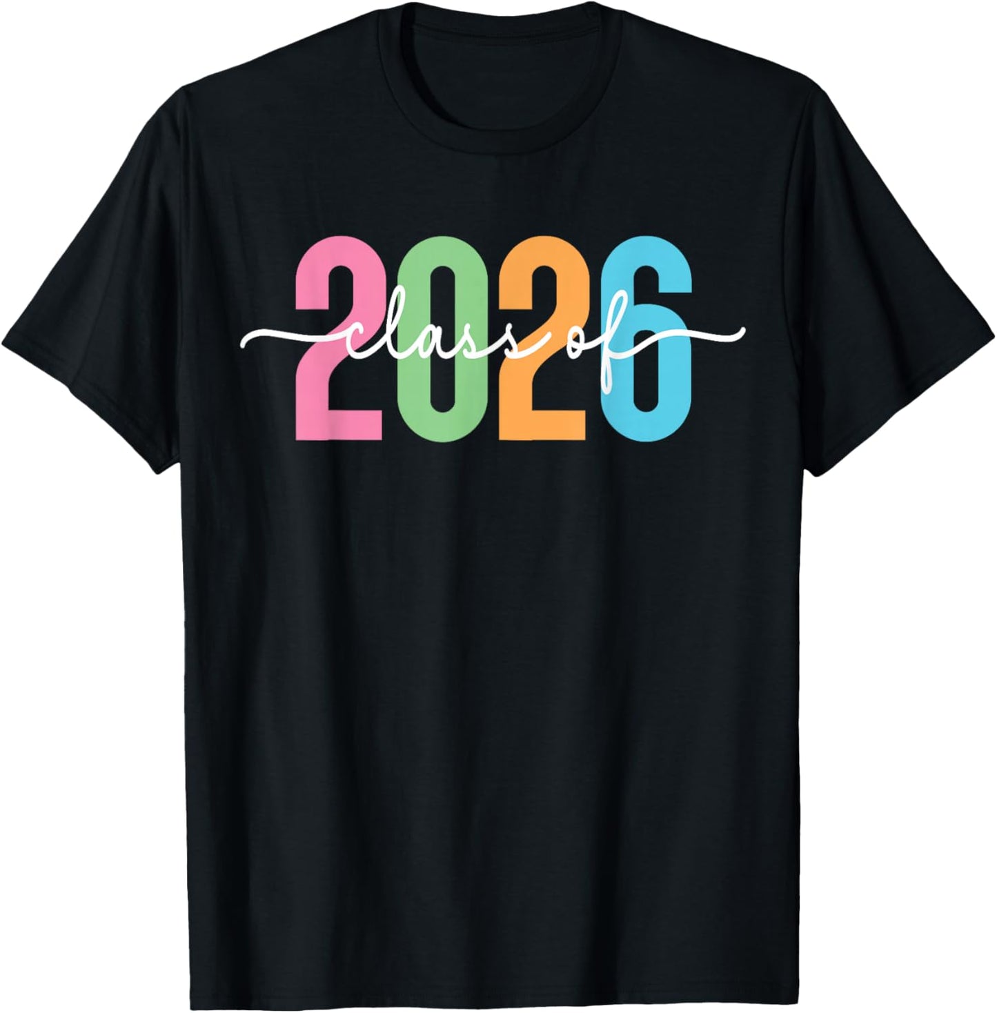 Class of 2026 Senior Graduation from High School College T-Shirt - T-Shirt | Black