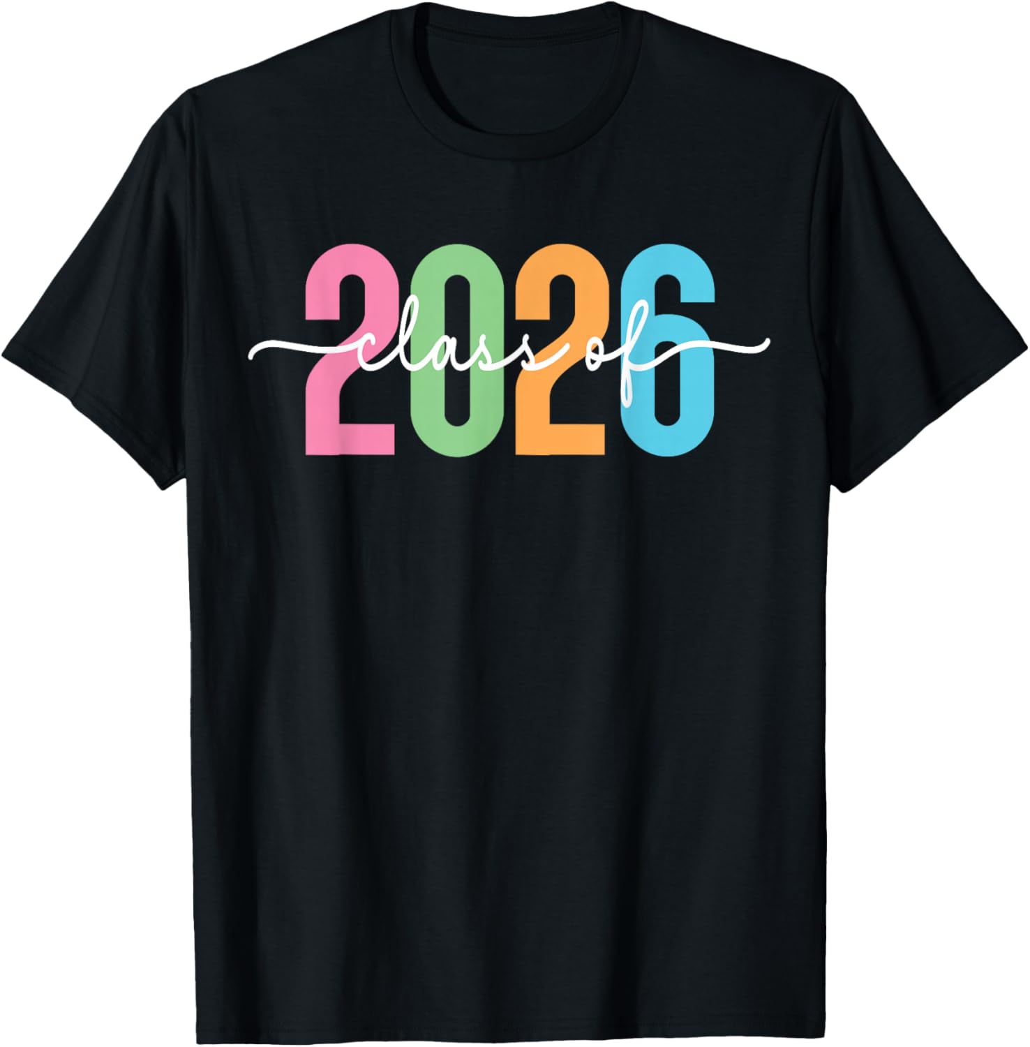 Class of 2026 Senior Graduation from High School College T-Shirt - T-Shirt | Black