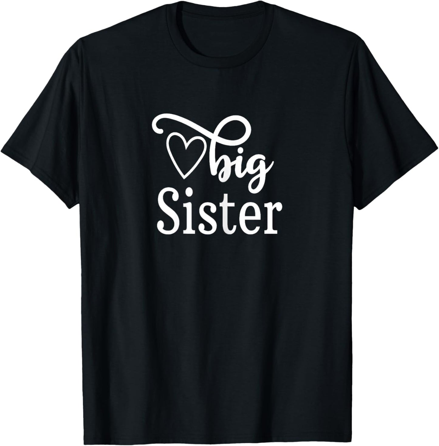 Cute Big Sister T-Shirt - T-Shirt | Black