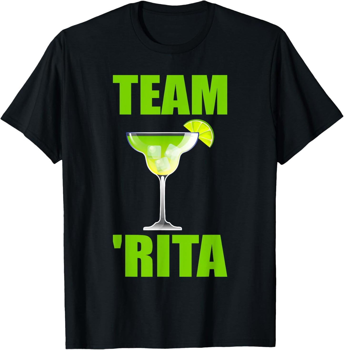 Team Rita Margarita Funny Cinco De Mayo Drinking Bar Fiesta T-Shirt - T-Shirt | Black